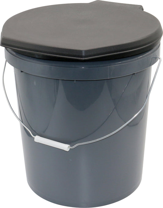 Portable 20L Travel Toilet Bucket with Lid Seat and Handle