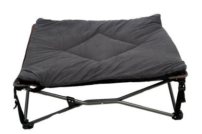 WILDTRAK™ XL Deluxe Pet Bed, Foldable, Removable & Washable Cover, Adjustable Tension Straps, Carry Bag with Shoulder Strap