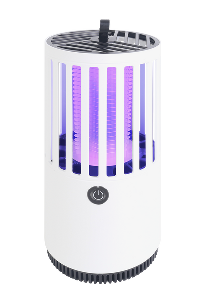 Rechargeable Mosquito Lamp Night Light, Bug Zapper Lamp, USB Charge Cable, Built-in Lithium Battery, Loop for Hanging