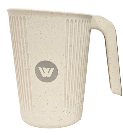 Wildtrak™ Eco Friendly Wheat Straw Cup with Handle 350ml - Beige or Blue