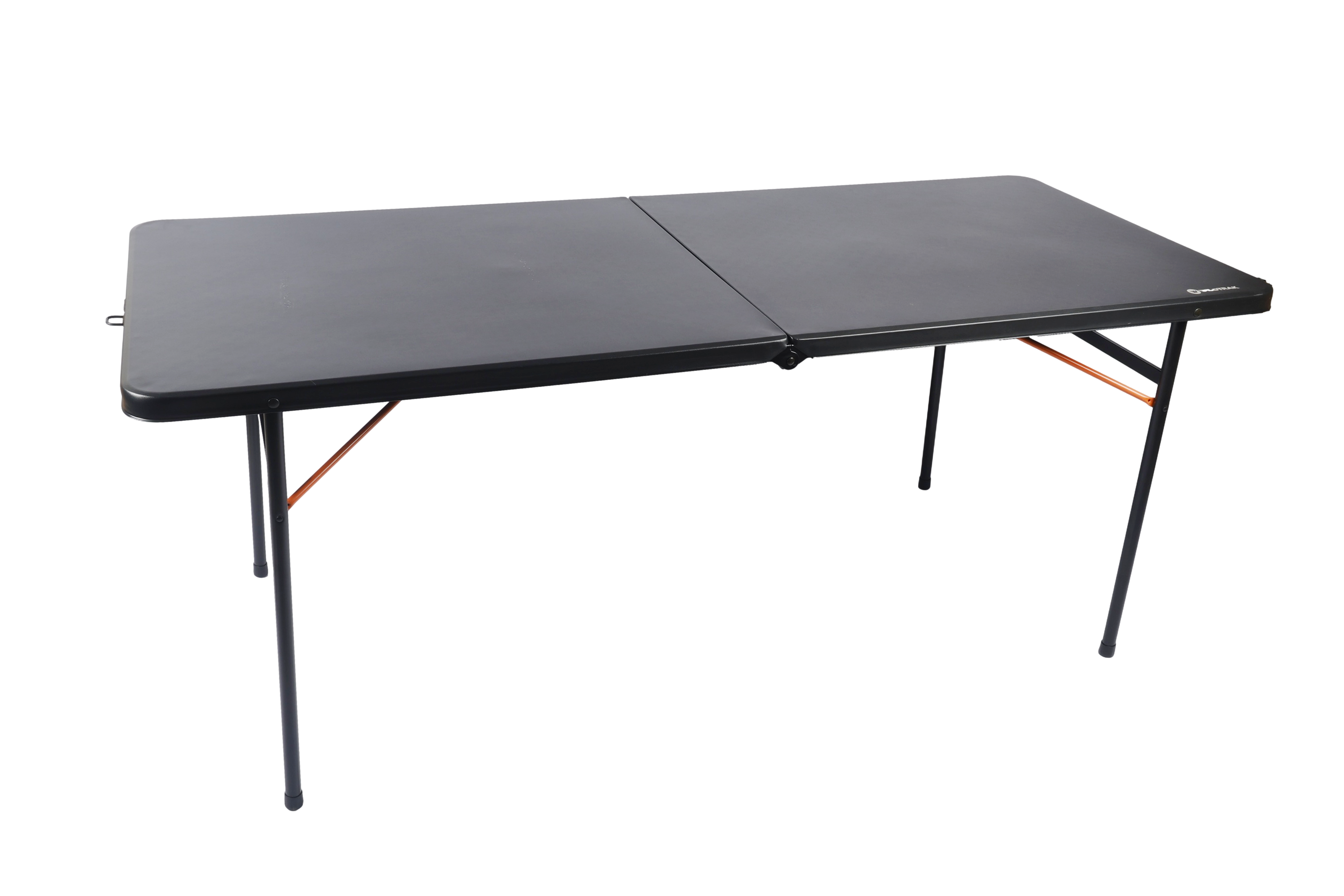 Wildtrak™ 6ft Bi-Fold Camp Table, Heavy Duty, Waterproof, Carry Handle 182x76x73cm