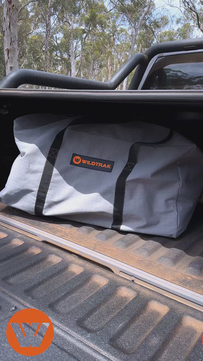 Wildtrak™ Large 400gsm Heavy Duty Ripstop Canvas Duffle Bag with Handles 60x30x30cm