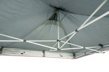 Wildtrak™ 6m Premium Gazebo, Quality Concertina Frame, Adjustable Height, Vented Roof, UPF 50+ Rating with Heavy Duty Wheeled Carry Bag